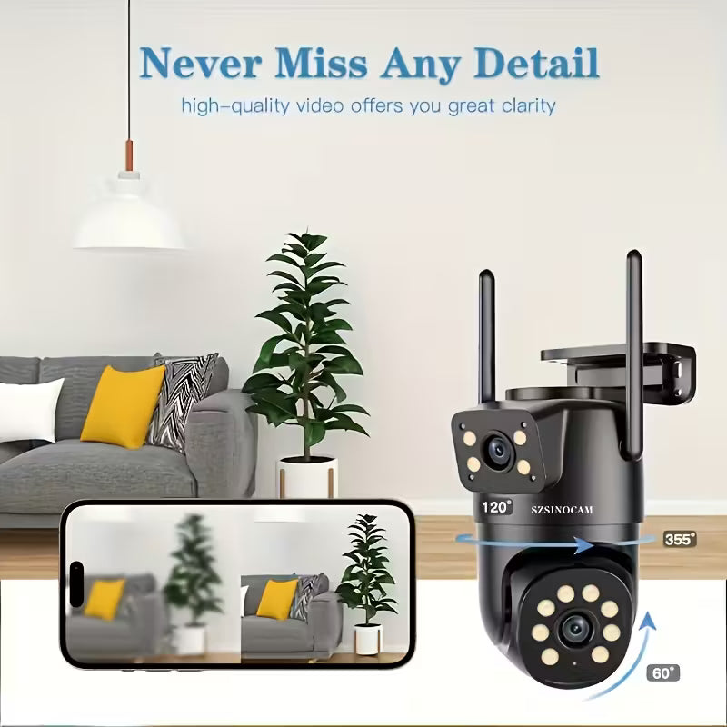 Wireless Multifunctional Security Camera Wifi Security Monitoring High-Definition Rotating.