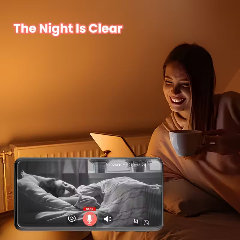 Wireless Multifunctional Security Camera Wifi Security Monitoring High-Definition Rotating.