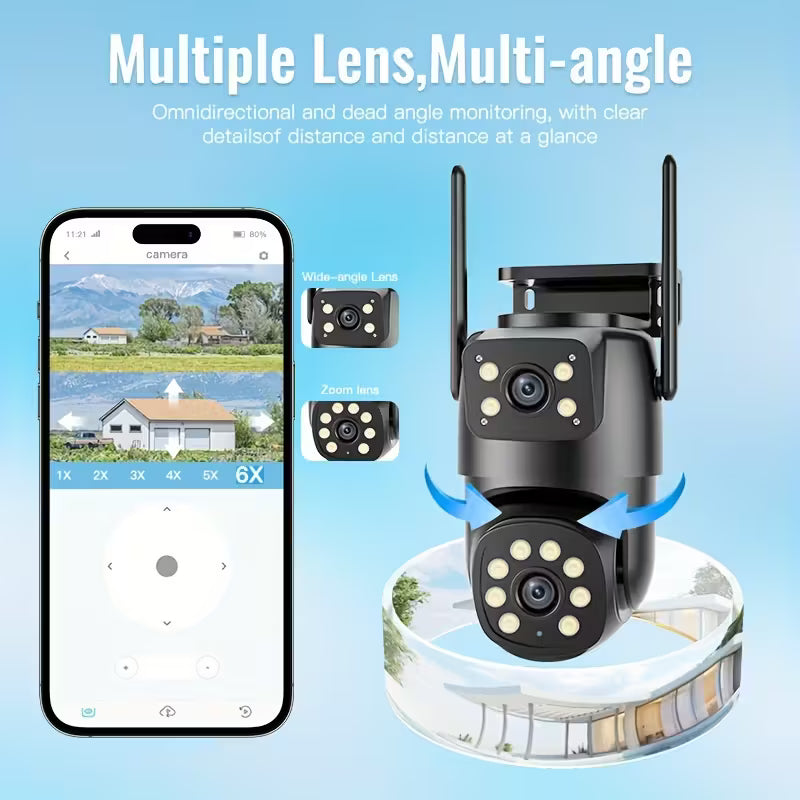 Wireless Multifunctional Security Camera Wifi Security Monitoring High-Definition Rotating.